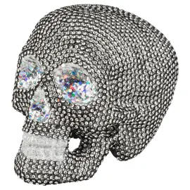 Glitrende Kranie med Diamanter