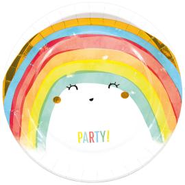 Rainbow Party Paptallerkener