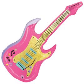 Folieballon Lyser&oslash;d Elguitar 97 x 52 cm