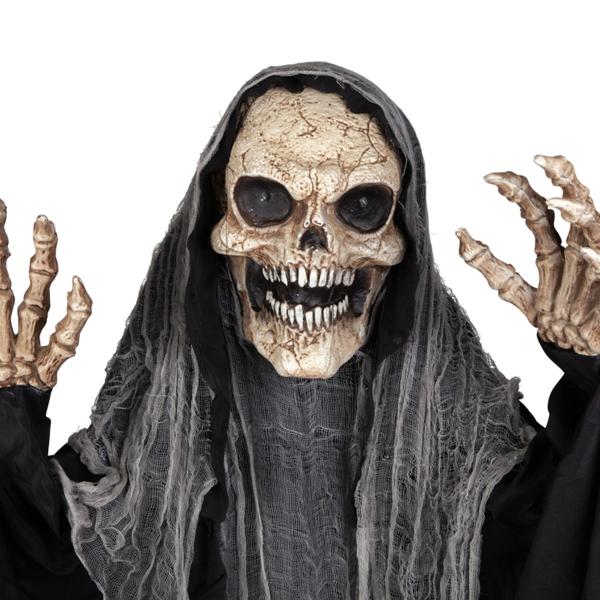 Animeret Manden med Leen Skeletfigur 180 cm