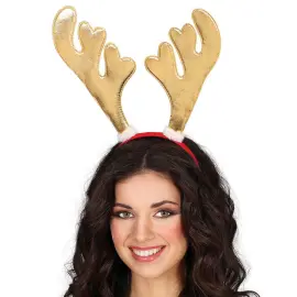 Store Gyldne Rensdyrhorn p&aring; H&aring;rb&oslash;jle