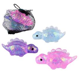 Squeeze Leget&oslash;j Stegosaurus 7 cm 3-pak
