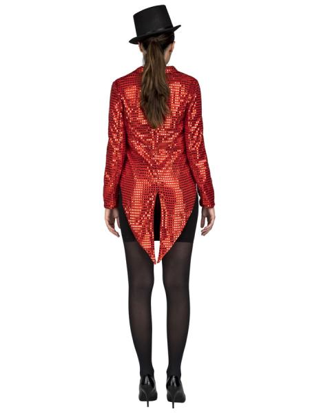 Glitrende Blazer og Butterfly Rød