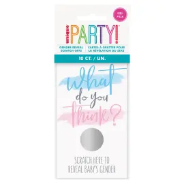 Gender Reveal Skrabekort Girl