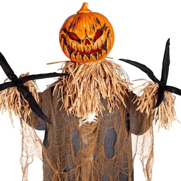 Animeret Ondt Græskar-fugleskræmsel 183 cm