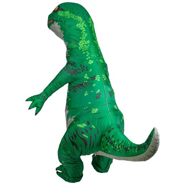Oppustelig Dinosaur Kostume Grøn