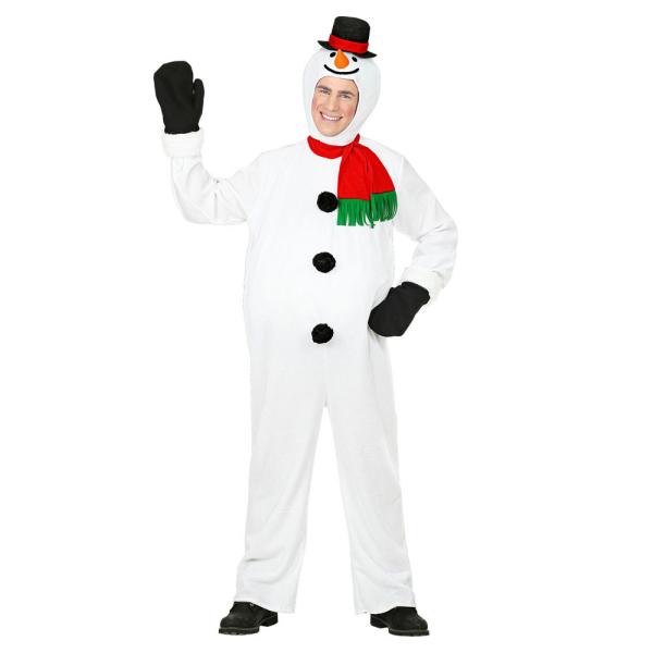 Snemandkostume med Stor Mave