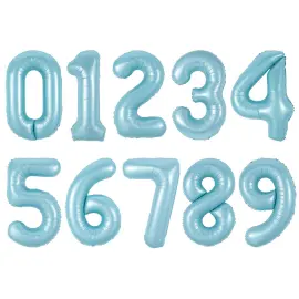 Talballon Babybl&aring; 86 cm