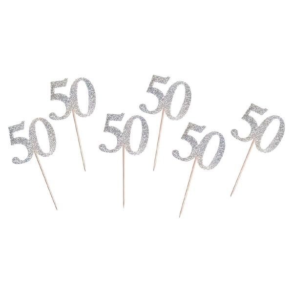 Sparkling Partypicks 50 år Sølv