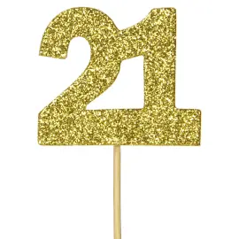 Glitrende 21 års Party Picks Guld