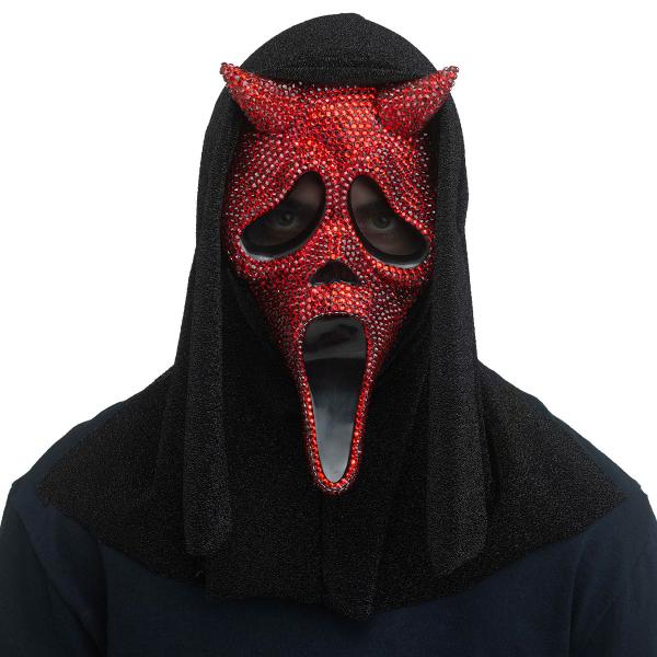 Djævlemaske med Rhinsten