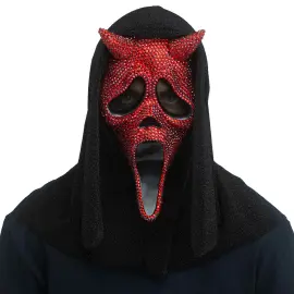 Djævlemaske med Rhinsten