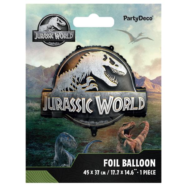 Jurassic World Logo Folieballon 45 x 37 cm