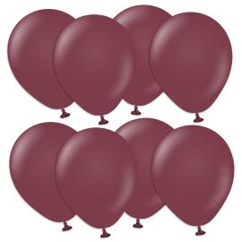 Premium Små Latexballoner Burgundy