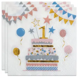 Kaffeservietter 1 &Aring;r Kitty Party