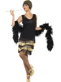 20'er Flapper Kjole Kostume