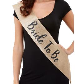 Glitrende Bride To Be Sash Deluxe