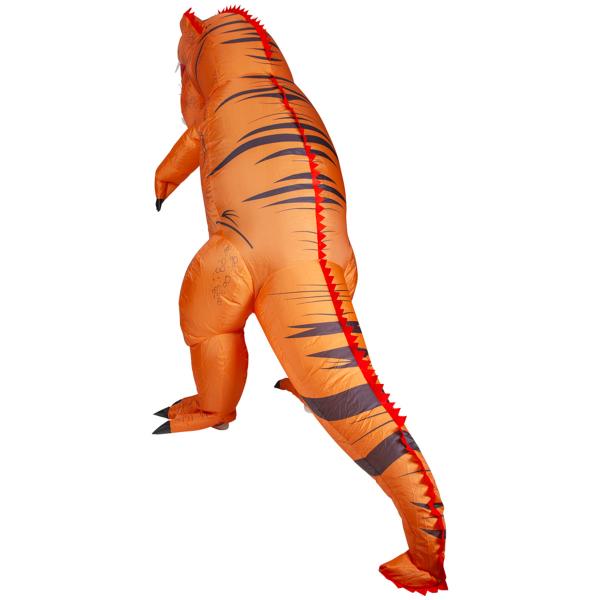 Oppustelig Dinosaur Kostume Orange