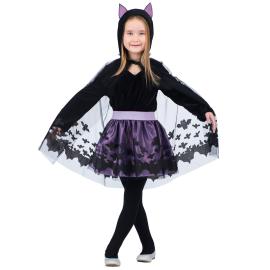 Flagermuskostume med Kappe Børn 5-6 år