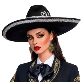 Sombrero Sort/S&oslash;lv