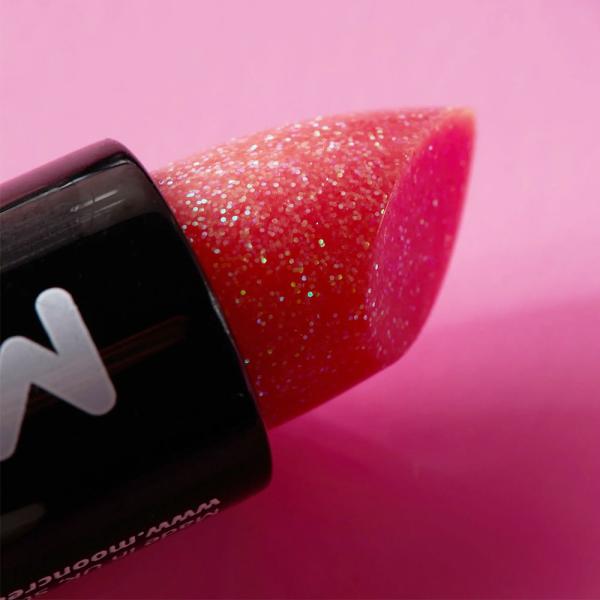 Moon Glitter Iridescent Glitter Læbestift Orange