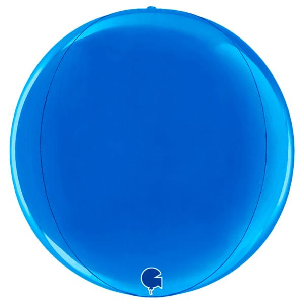 Globe Folieballon Blå
