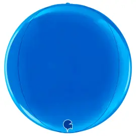 Globe Folieballon Blå