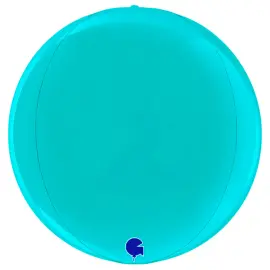 Globe Folieballon Tiffany