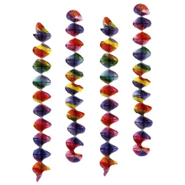 Virvateller Farverige 60 cm 4-pak