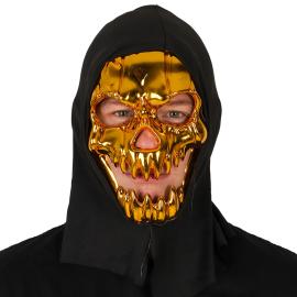 Monstermaske Metallic Guld