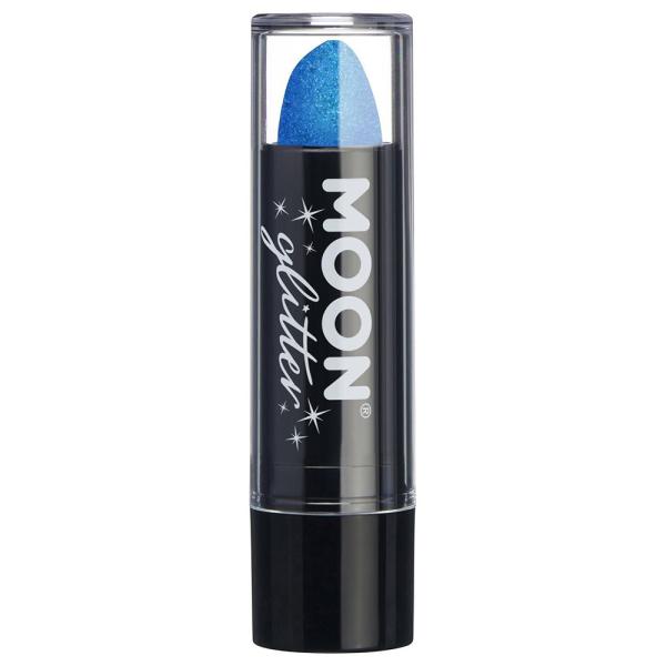 Moon Glitter Iridescent Glitter Læbestift Blå
