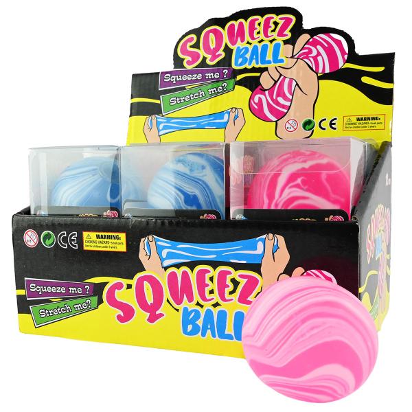 Stressbold Marmoreret 5,5 cm