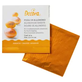 Slikpapir Folieark Orange