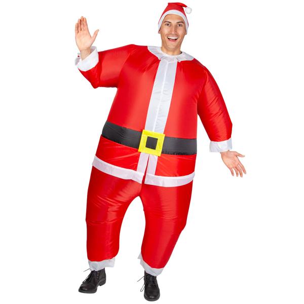 Oppusteligt Julemandskostume