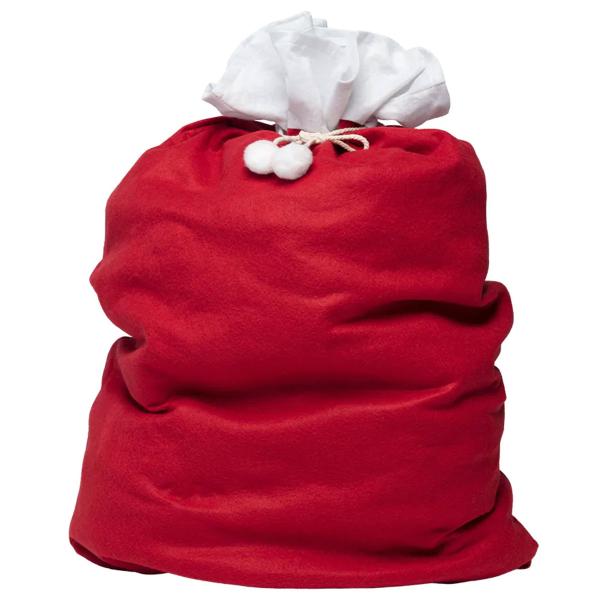 Julemand Rød Julesæk