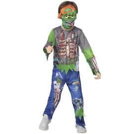 Zombie Gamer Kostume Børn M