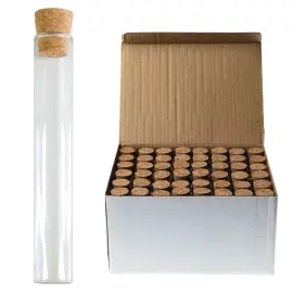 Lange Flasker med Flaskepropper 48-pak