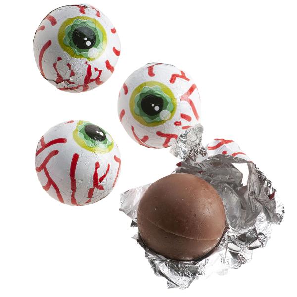 Chokoladeøjne med Poppende Slik