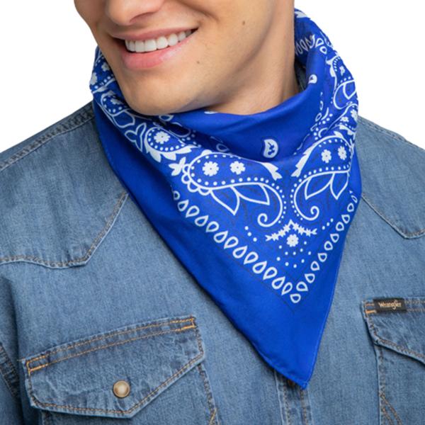 Blå Cowboy Bandana