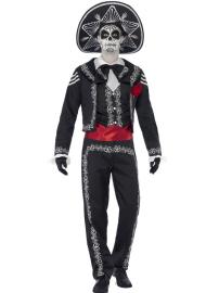 Day of the Dead Kostume Senor Bones Kostume X-Large