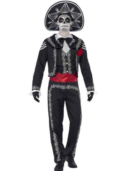 Day of the Dead Kostume Senor Bones