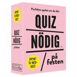 Quiznödig på Festen Frågespel Spil