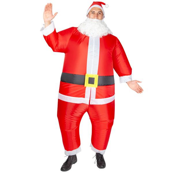 Oppusteligt Julemandskostume