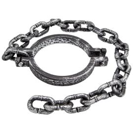 Fangekæde Sølv/Sort