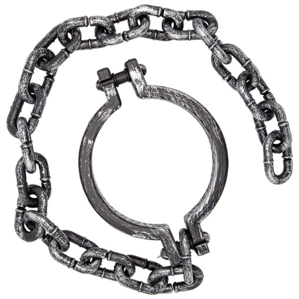 Fangekæde Sølv/Sort