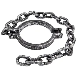 Fangekæde Sølv/Sort