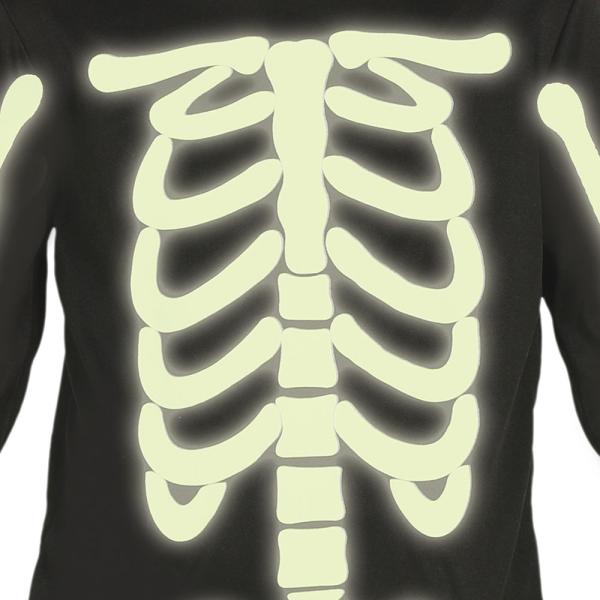 Selvlysende Skeletkostume Børn