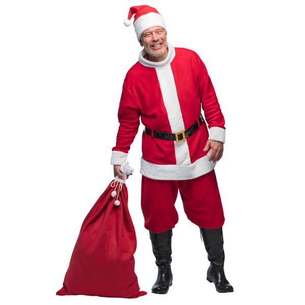 Julemand Rød Julesæk