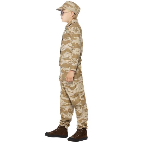 Desert Soldat Børnekostume
