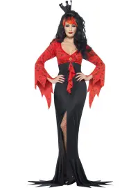 Dronning Vampyr Kjole Kostume